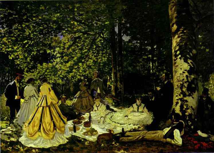 Claude Monet Le dejeuner sur l herbe